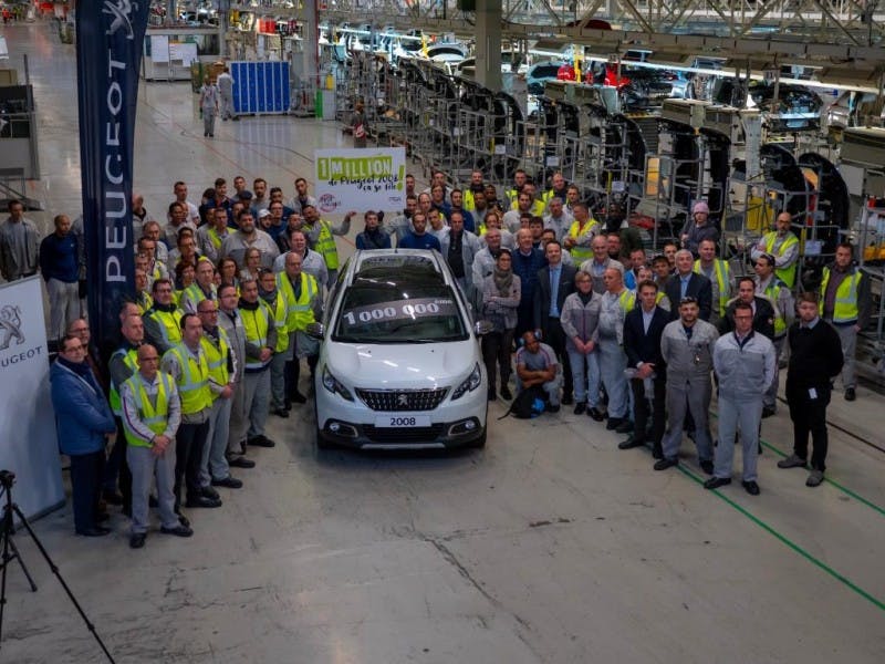 PEUGEOT 2008 SUV REACHES MILESTONE WITH ONE-MILLIONTH MODEL PRODUCED