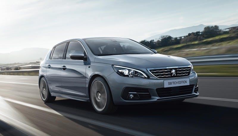 NEW TECHNOLOGY AND DRIVER AIDS ADDED TO PEUGEOT 308 WITH ‘TECH EDITION’ TRIM LEVEL